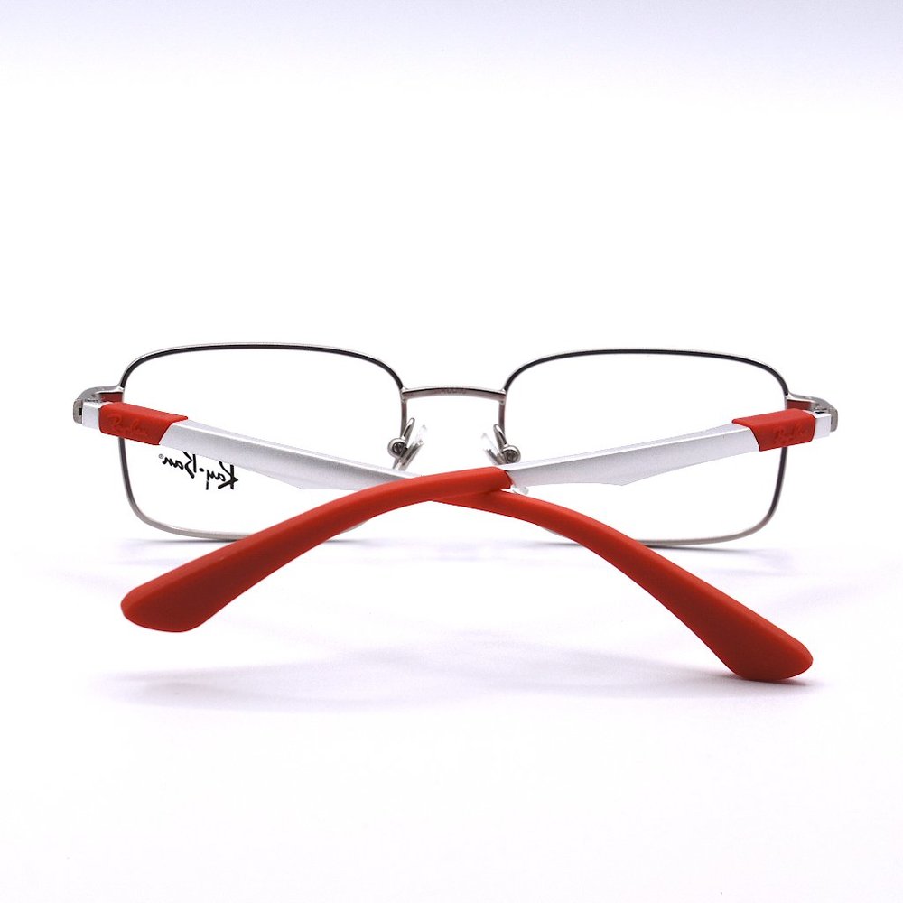 RAY-BAN JUNIOR RB1043 4021 SILVER ORANGE EYEGLASSES AUTHENTIC FRAME - Picture 5 of 8